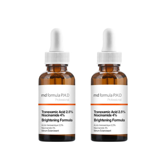 MD Formula Brightening Serum Tranexamic Acid 2.5%, Niacinamide 4% 30ml Twin Value Savings Pack