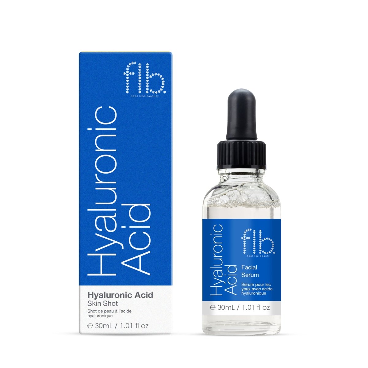 Feel Like Beauty - Hyaluronic Acid Facial Serum 30ml + Skin Shot 30ml - skinChemists