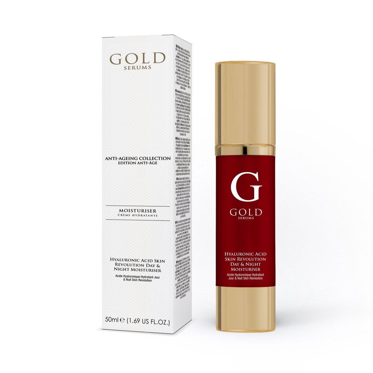 Gold Serums Hyaluronic Acid Duo Moisturiser & Retinol Eye Serum - skinChemists