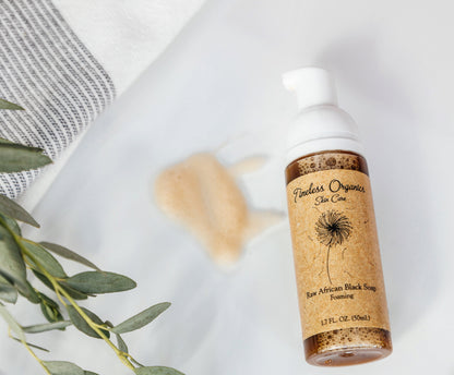 Liquid RAW African Black Soap - Foaming
