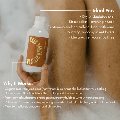 Palo Santo Vetiver Bubble Bath