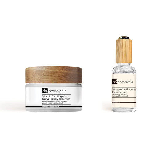 Dr Botanicals Vitamin C Anti-Ageing Facial Serum & Moisturiser Kit - skinChemists