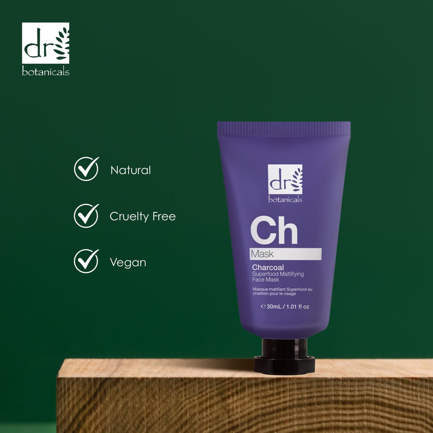 Advanced Charcoal Superfood Mattifying Face Mask 30ml
