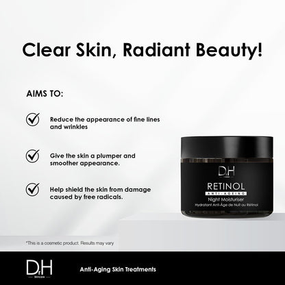 Retinol Anti-Ageing Night Moisturiser 60ml