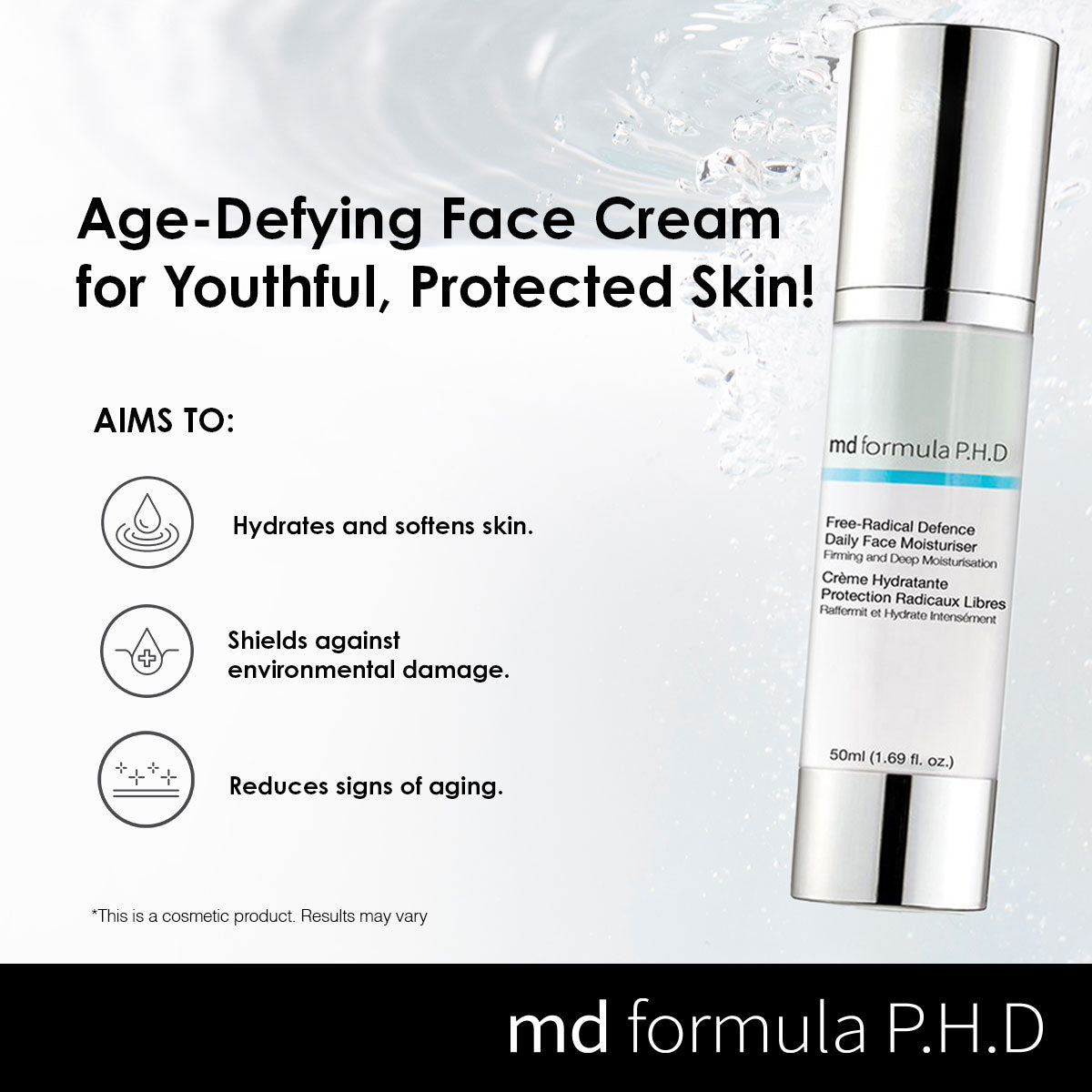 Free Radical Defence Daily Moisturiser 50ml Twin Value Savings Pack