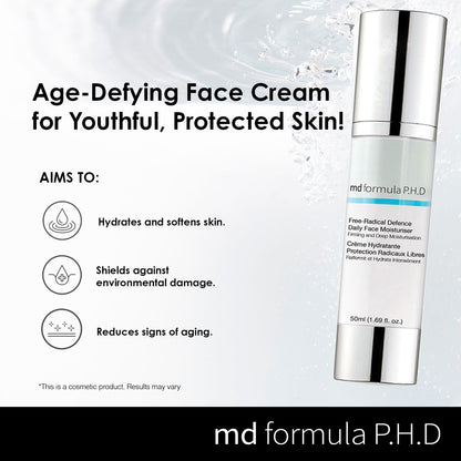 Free Radical Defence Daily Moisturiser 50ml Twin Value Savings Pack