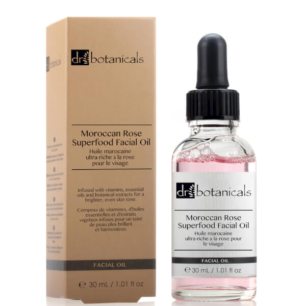 Moroccan Rose Superfood Facial Oil Duo Kit - Dr Botanicals