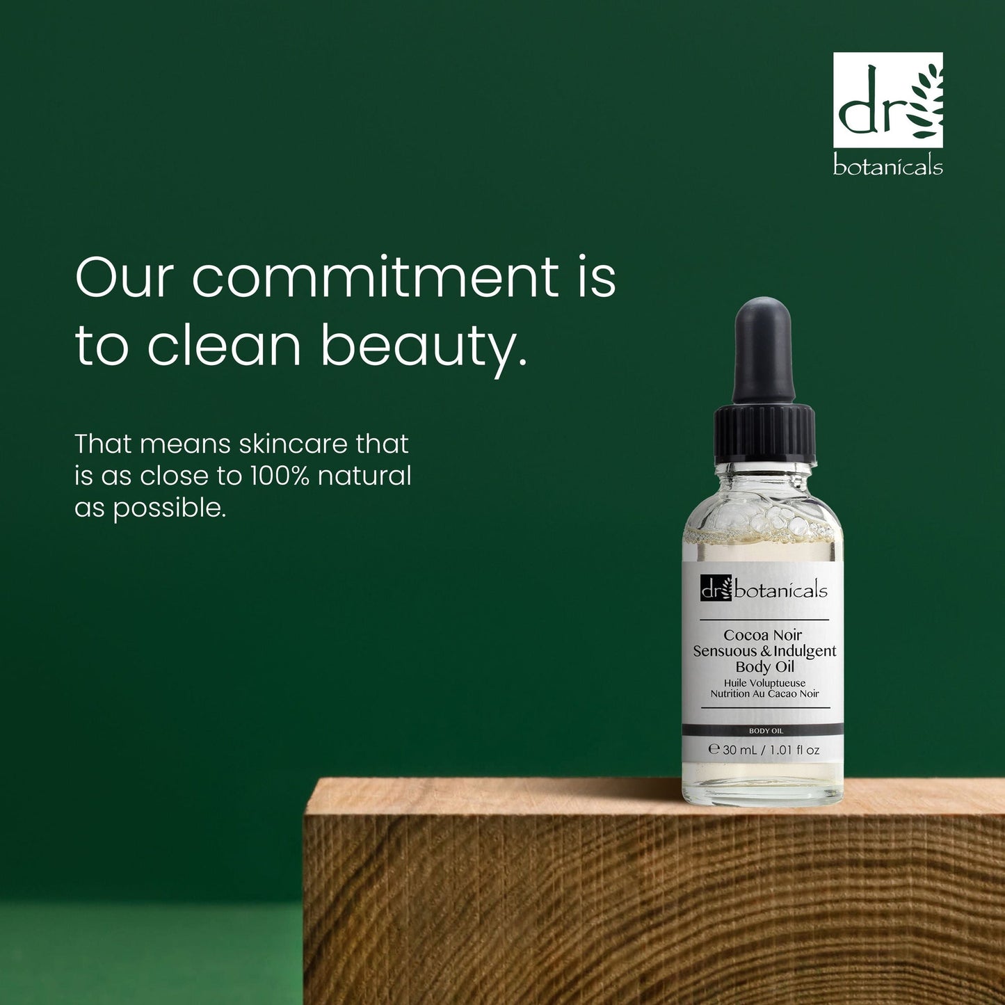 DB017 Dr Botanicals Cocoa Noir Sensuous & Indulgent Body Oil 30ml