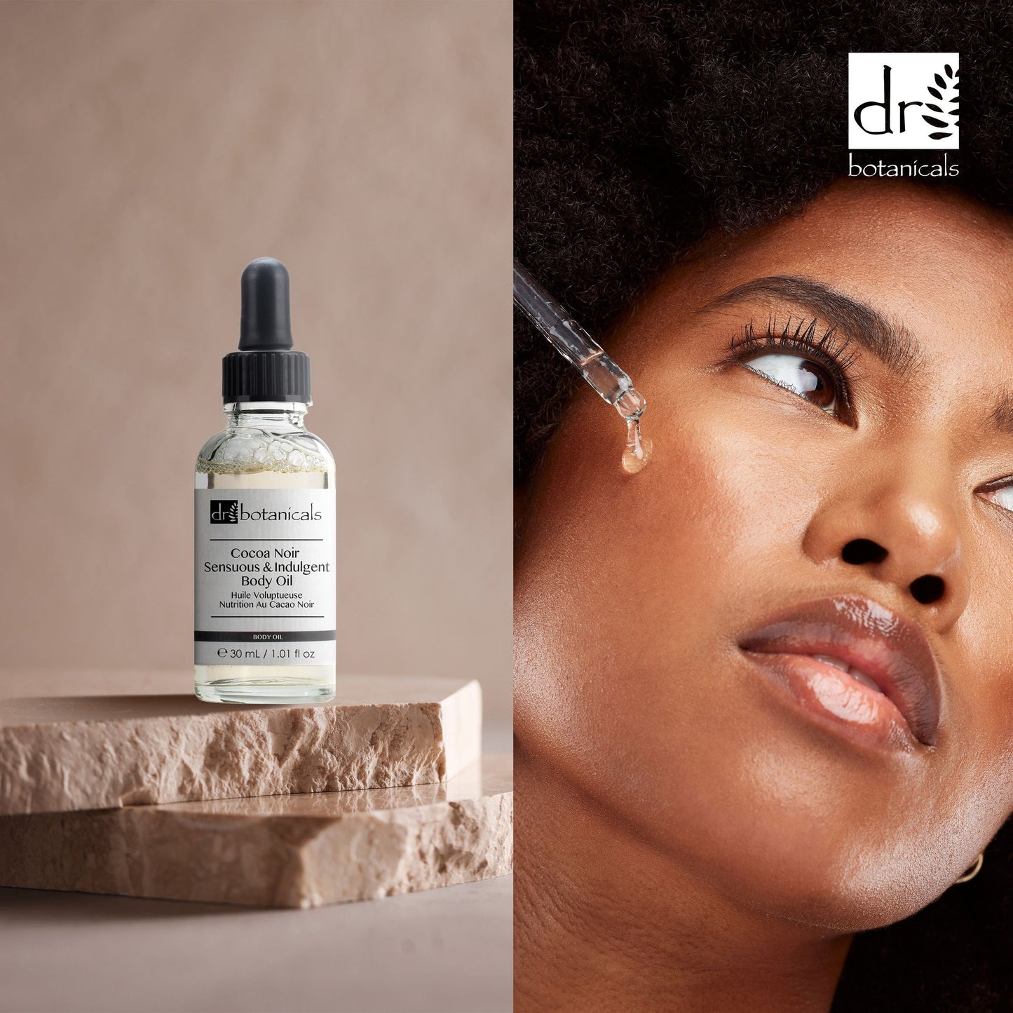 DB017 Dr Botanicals Cocoa Noir Sensuous & Indulgent Body Oil 30ml