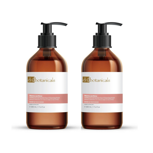 Moroccan Rose Hand & Face Cleansing Wash 500ml Twin Value Savings Pack