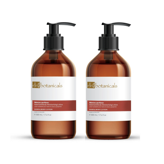 Moroccan Rose Hand & Body Moisturising Lotion 500ml Twin Value Savings Pack