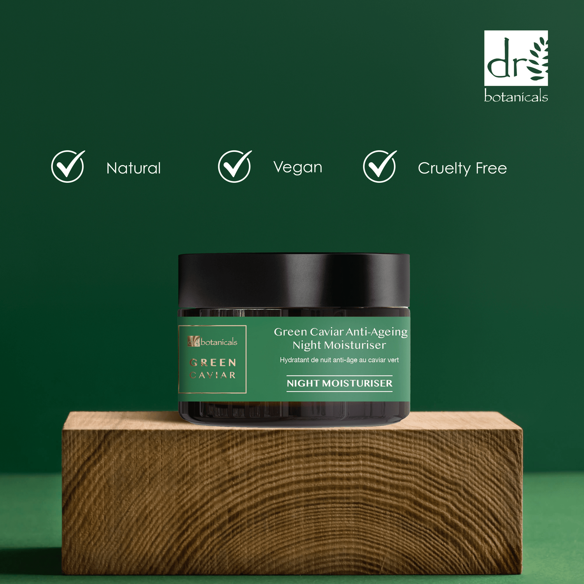 DB266 Dr Botanicals Green Caviar & Argan Oil Anti-Oxidant Anti-Ageing Night Cream 50ml