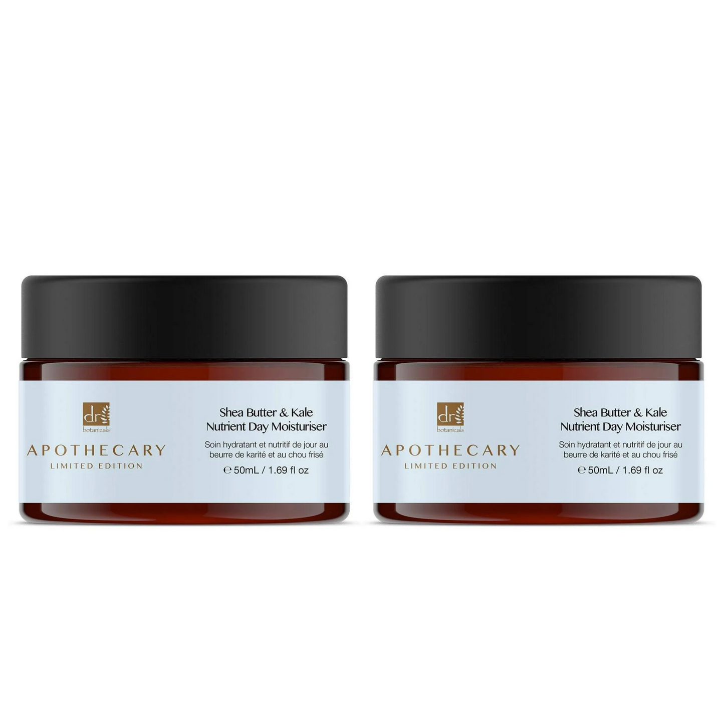 Shea Butter & Kale Nutrient Day Moisturiser 50ml Twin Value Savings Pack