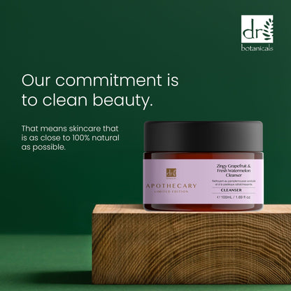 DB294 Dr Botanicals Zingy Grapefruit & Fresh Watermelon Cleanser 100ml
