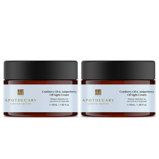 Cranberry Oil & Juniperberry Oil Night Cream 50ml Twin Value Savings Pack