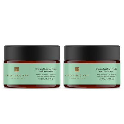 Charcoal & Zingy Fruits Treatment Mask 50ml Twin Value Savings Pack