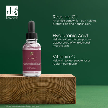 DB314 Dr Botanicals La Rose Française Facial Serum 30ml