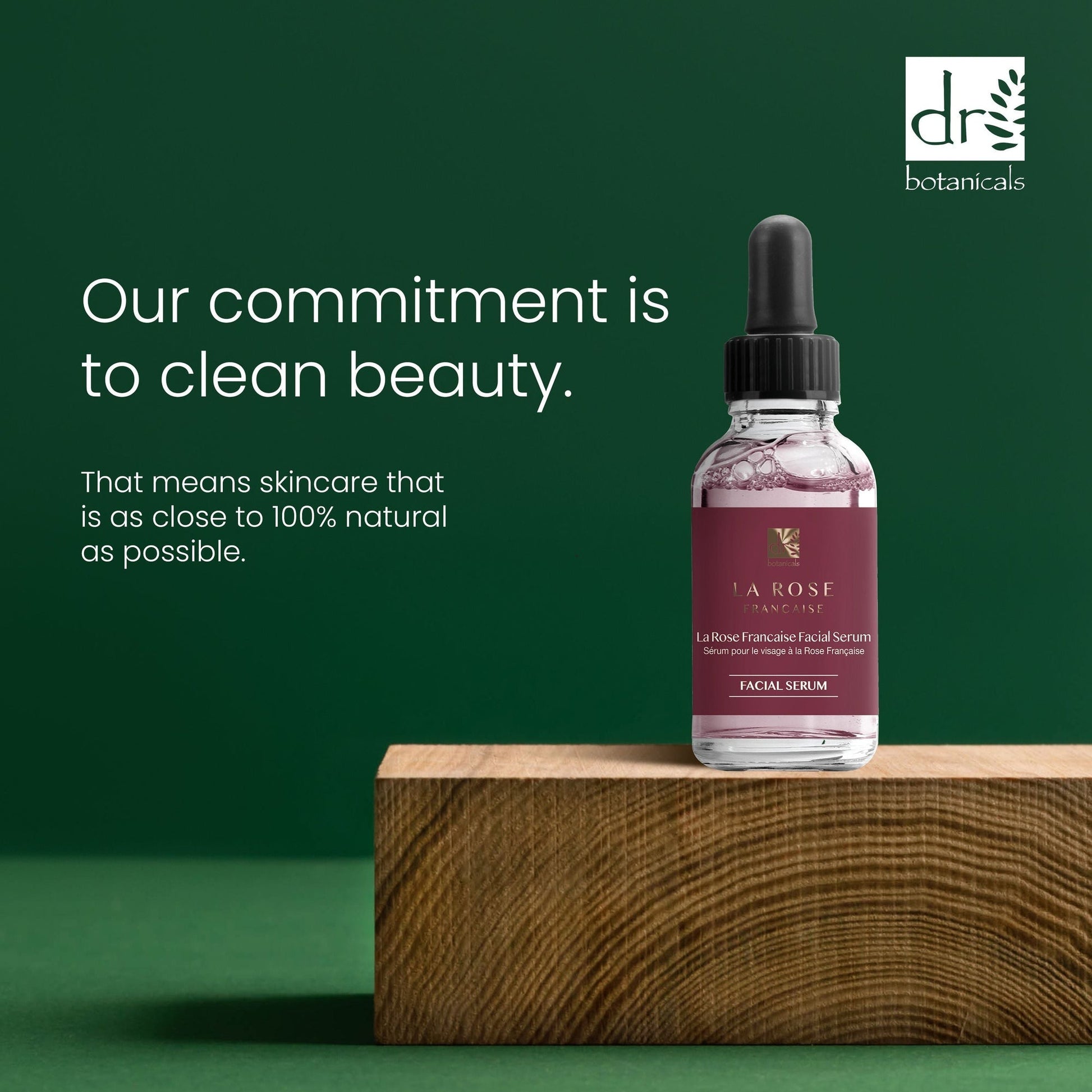 DB314 Dr Botanicals La Rose Française Facial Serum 30ml