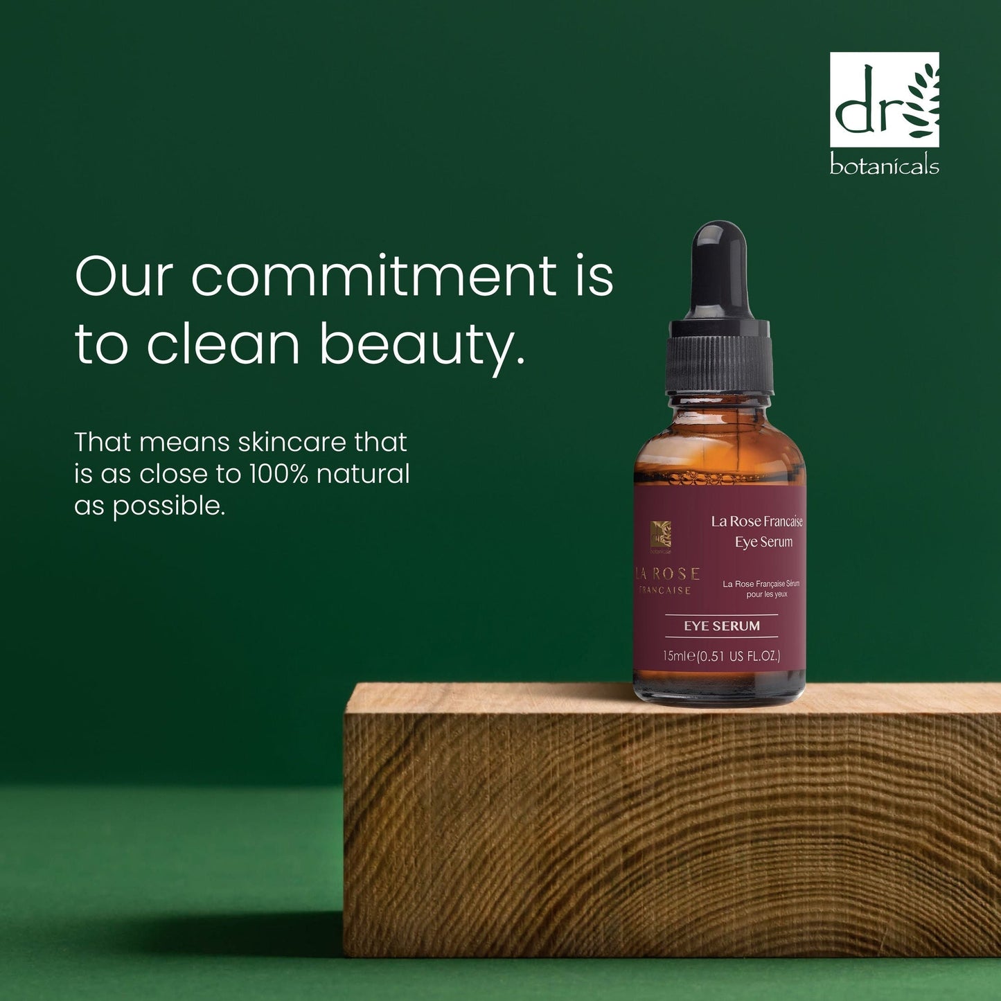 DB315 Dr Botanicals La Rose Française Eye Serum 15ml