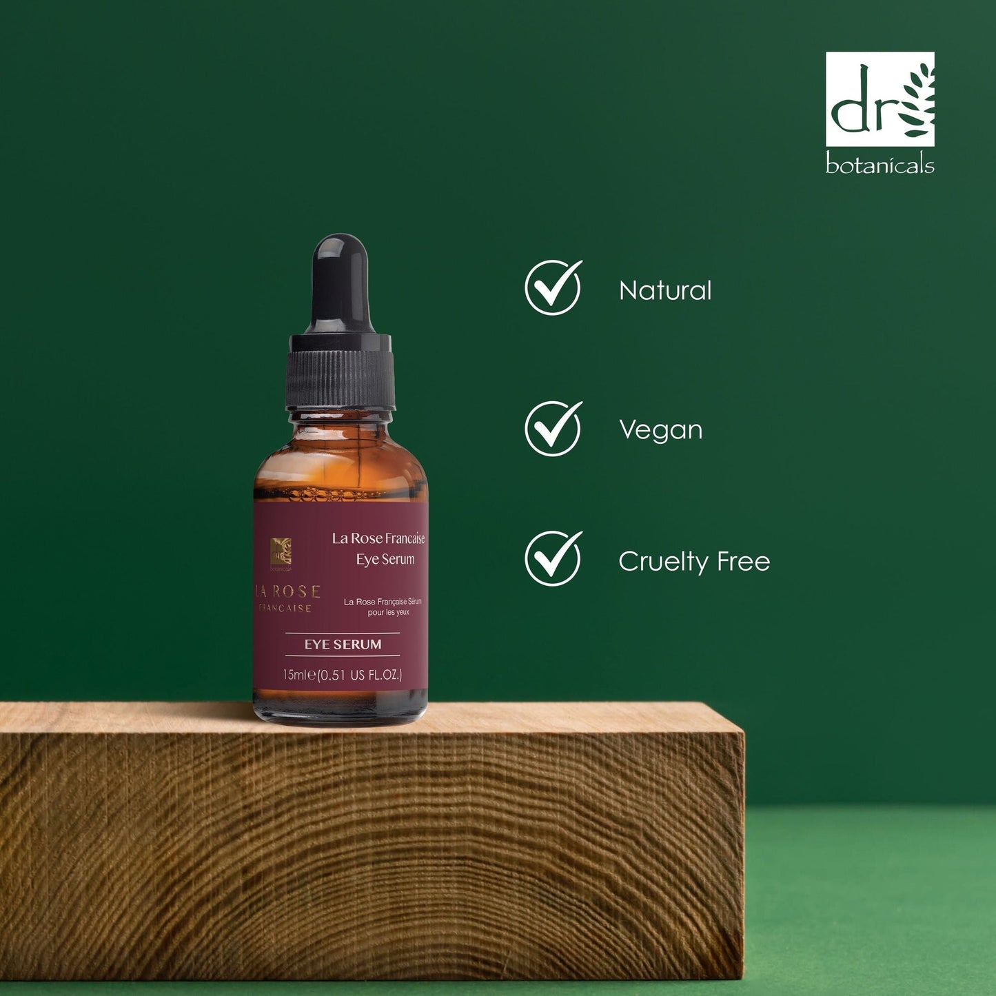 DB315 Dr Botanicals La Rose Française Eye Serum 15ml