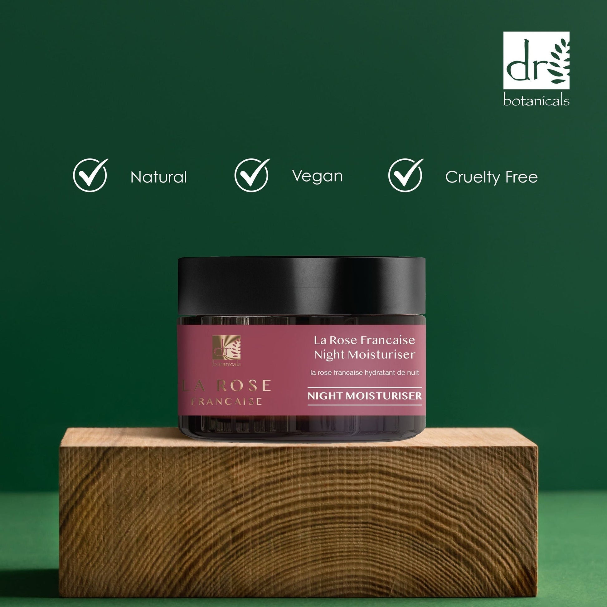 DB317 Dr Botanicals La Rose Française Night Moisturiser 50ml