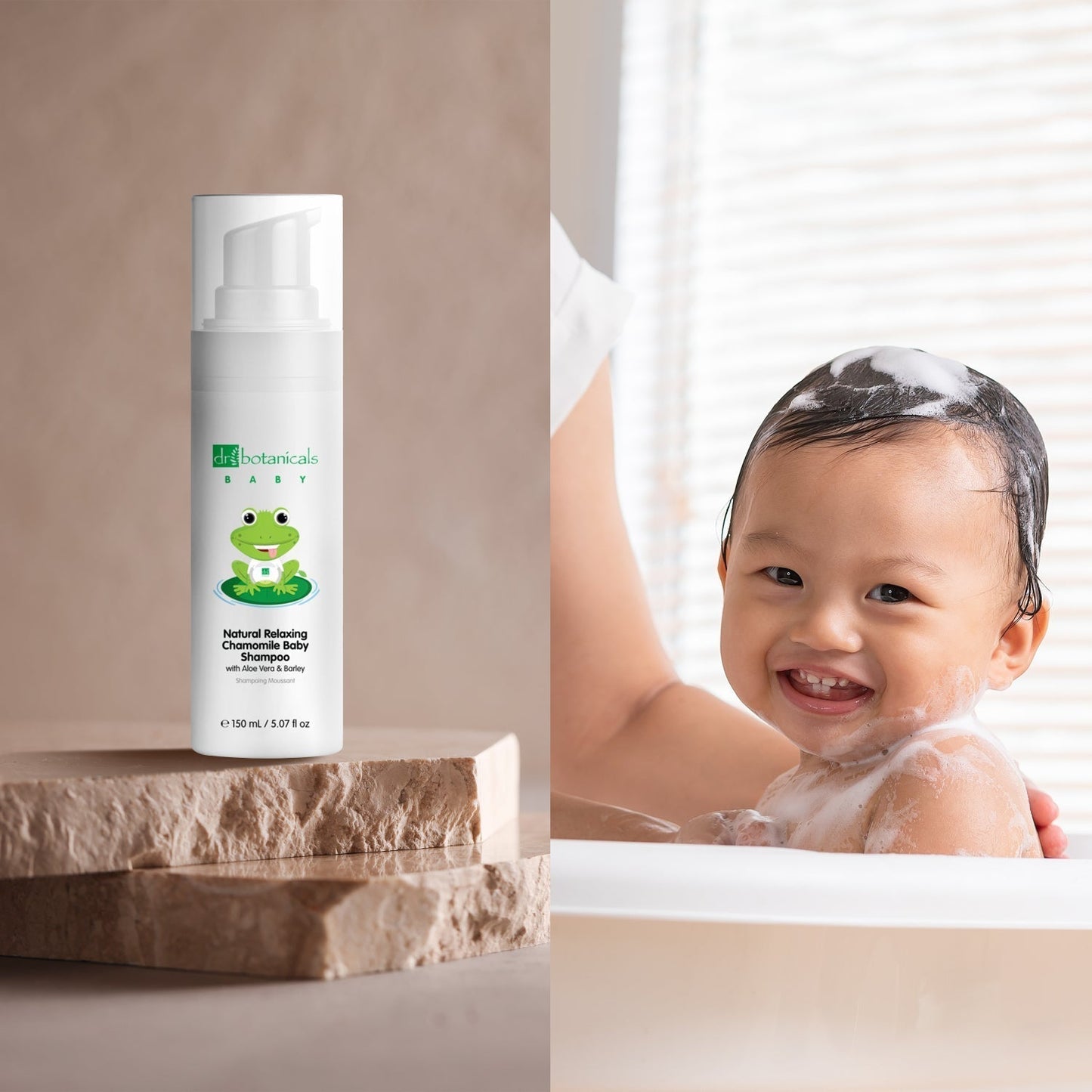 DB327 Dr Botanicals Natural Relaxing Chamomile Baby Shampoo 150ml