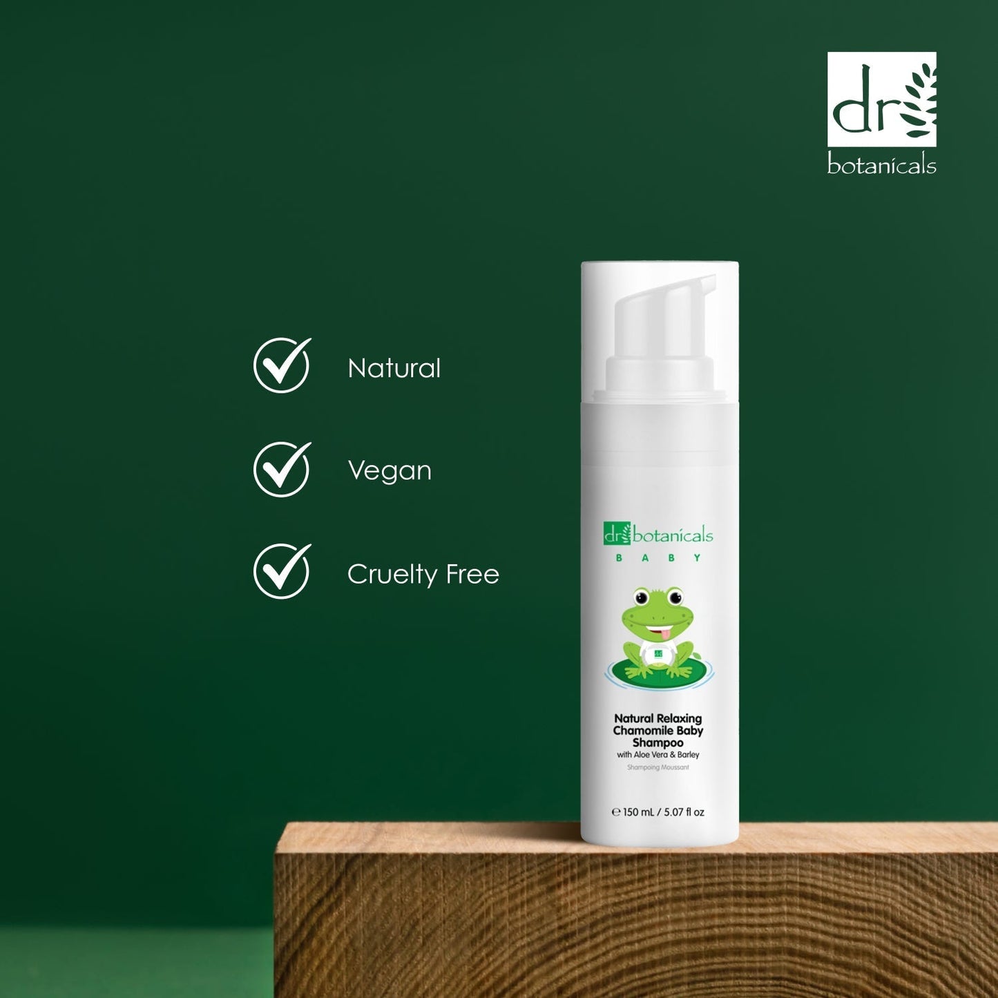 DB327 Dr Botanicals Natural Relaxing Chamomile Baby Shampoo 150ml