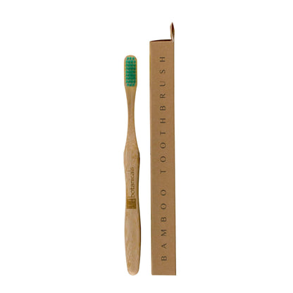 DB349 Dr Botanicals Bamboo Toothbrush Green