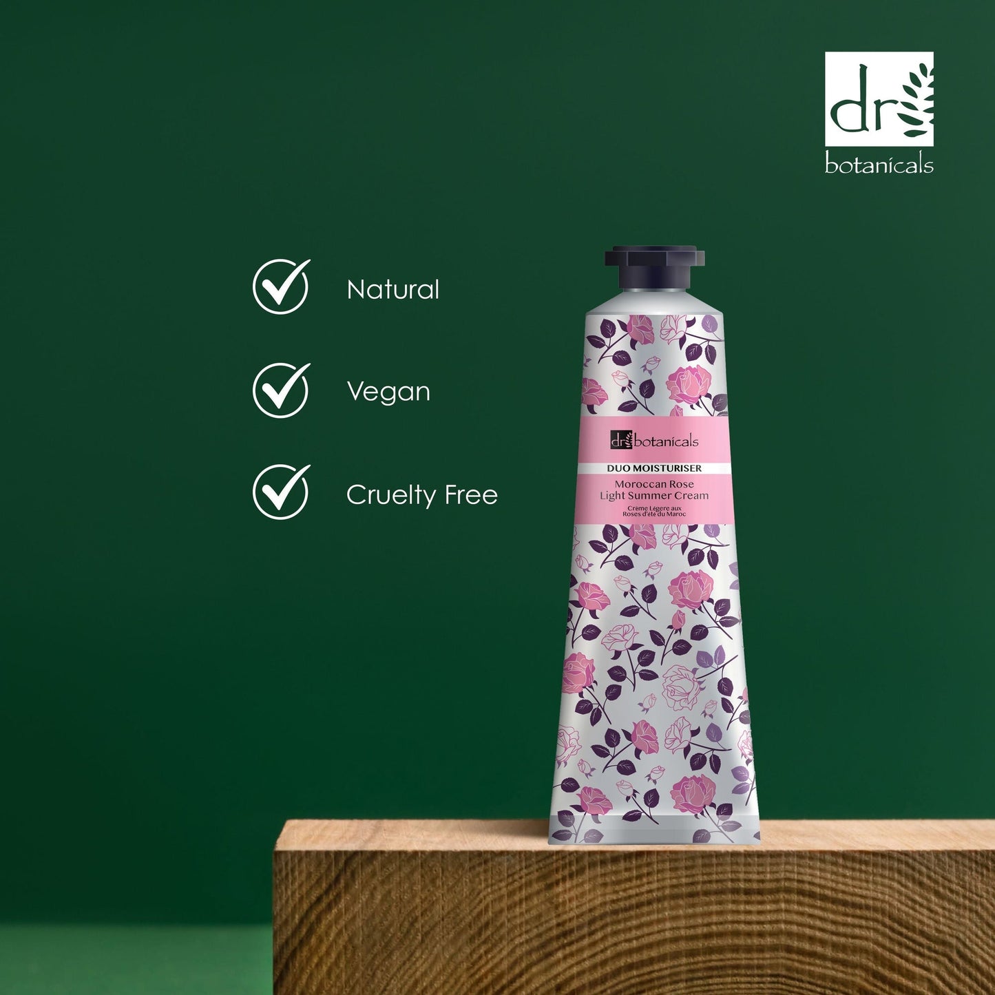 DB365 Dr Botanicals Moroccan Rose Light Summer Cream 50ml