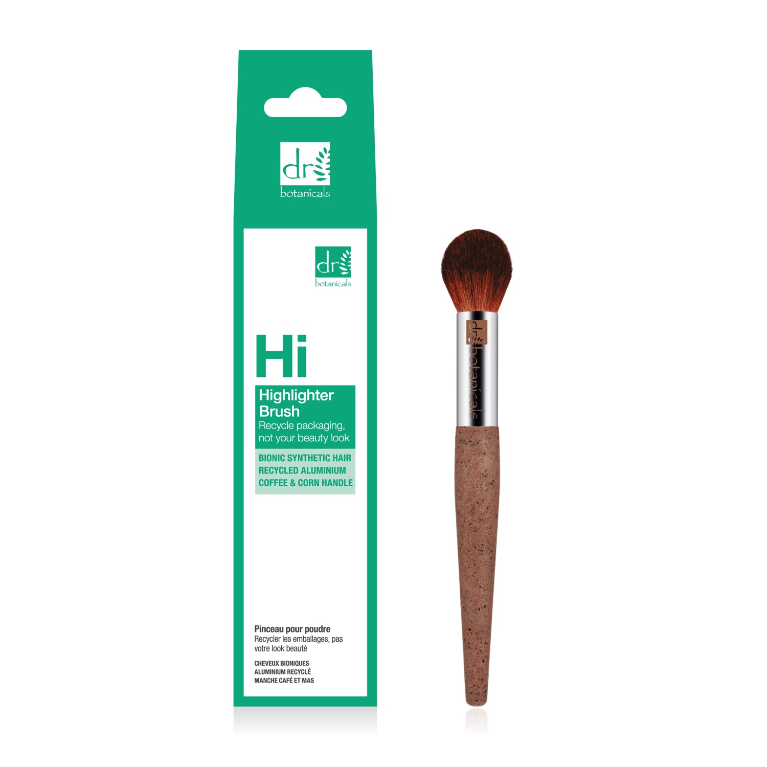 DB395 Dr Botanicals Coffee Ground Illuminating Brush