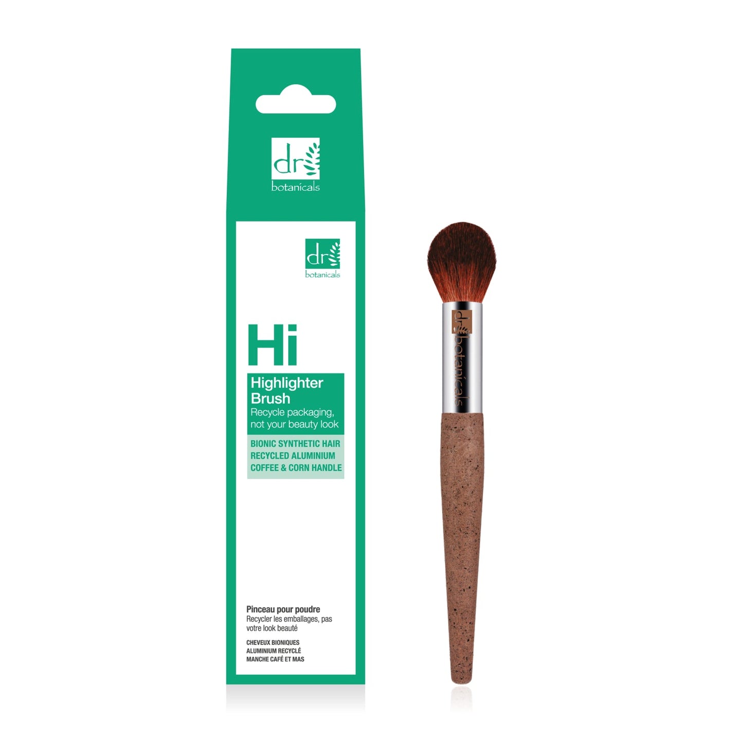DB395 Dr Botanicals Coffee Ground Illuminating Brush