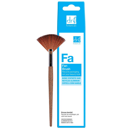 DB396 Dr Botanicals Coffee Ground Fan Brush