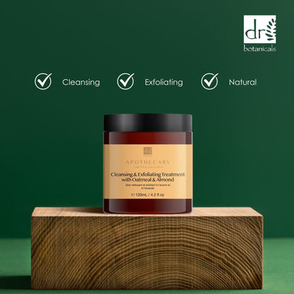 DB397 Dr Botanicals Cleansing & Exfoliating Treatment with Oatmeal & Almond 120ml