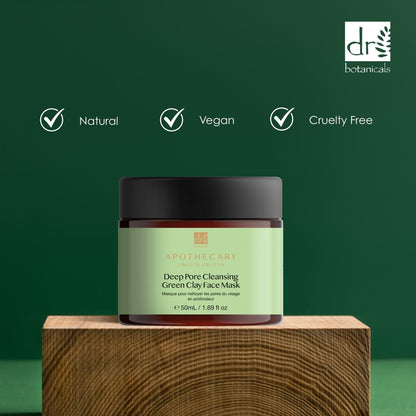 DB399 Dr Botanicals Deep Pore Cleansing Green Clay Face Mask 50ml