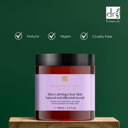 DB403 Dr Botanicals Skin Calming Clear Skin Natural Anti-Blemish Scrub 120ml