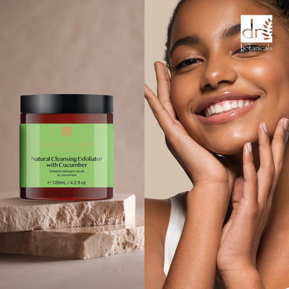 DB416 Dr Botanicals Natural Cleansing Exfoliator with Cucumber 120ml