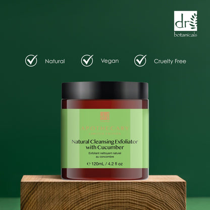 DB416 Dr Botanicals Natural Cleansing Exfoliator with Cucumber 120ml