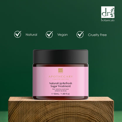 DB417 Dr Botanicals Natural Lip Refresh Sugar Treatment 50ml