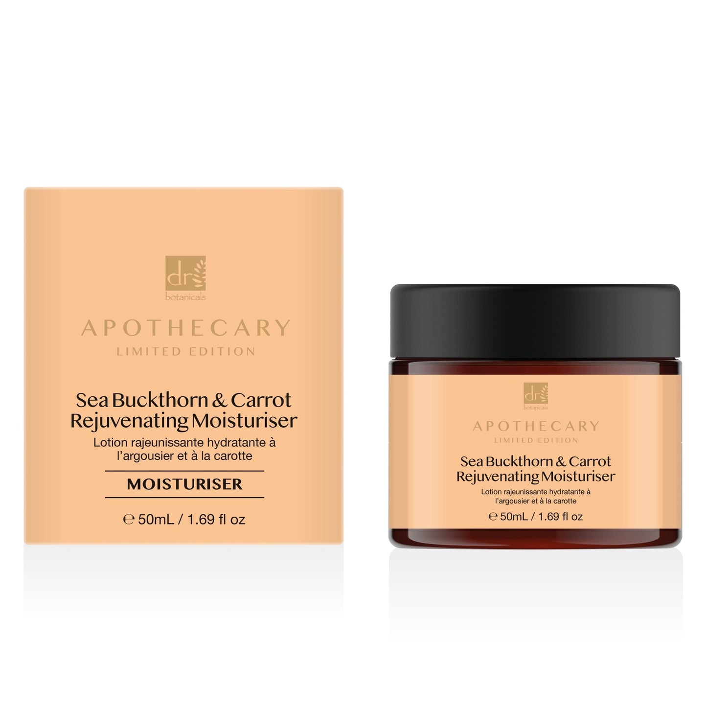 DB418 Dr Botanicals Sea Buckthorn & Carrot Rejuvenating Moisturiser 50ml