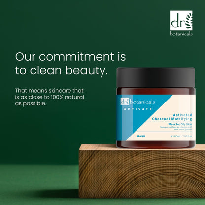 DB438 Dr Botanicals Activate Charcoal Mattifying Mask for Oily Skin 60ml