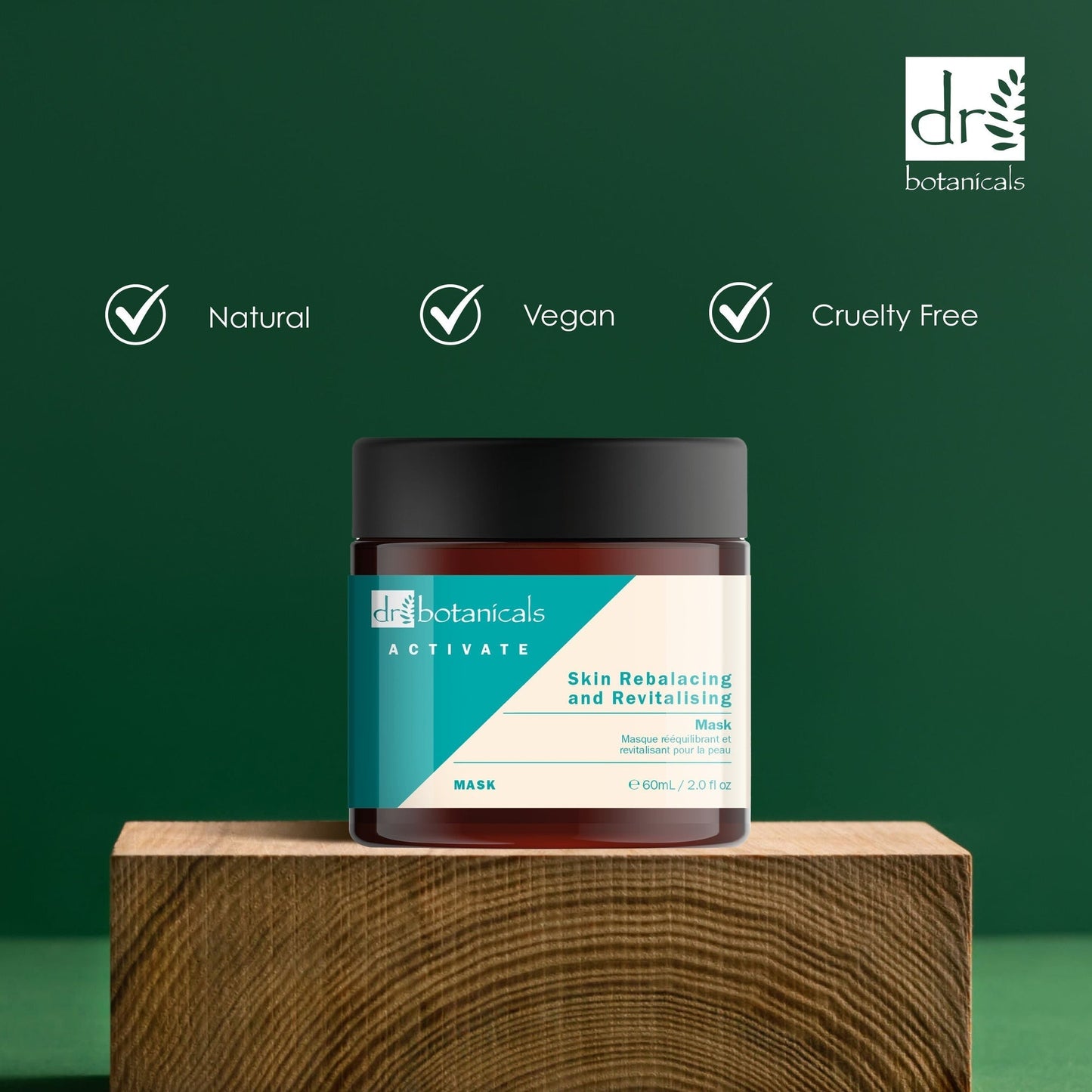 DB439 Dr Botanicals Activate Skin Rebalancing & Revitalising Mask 60ml