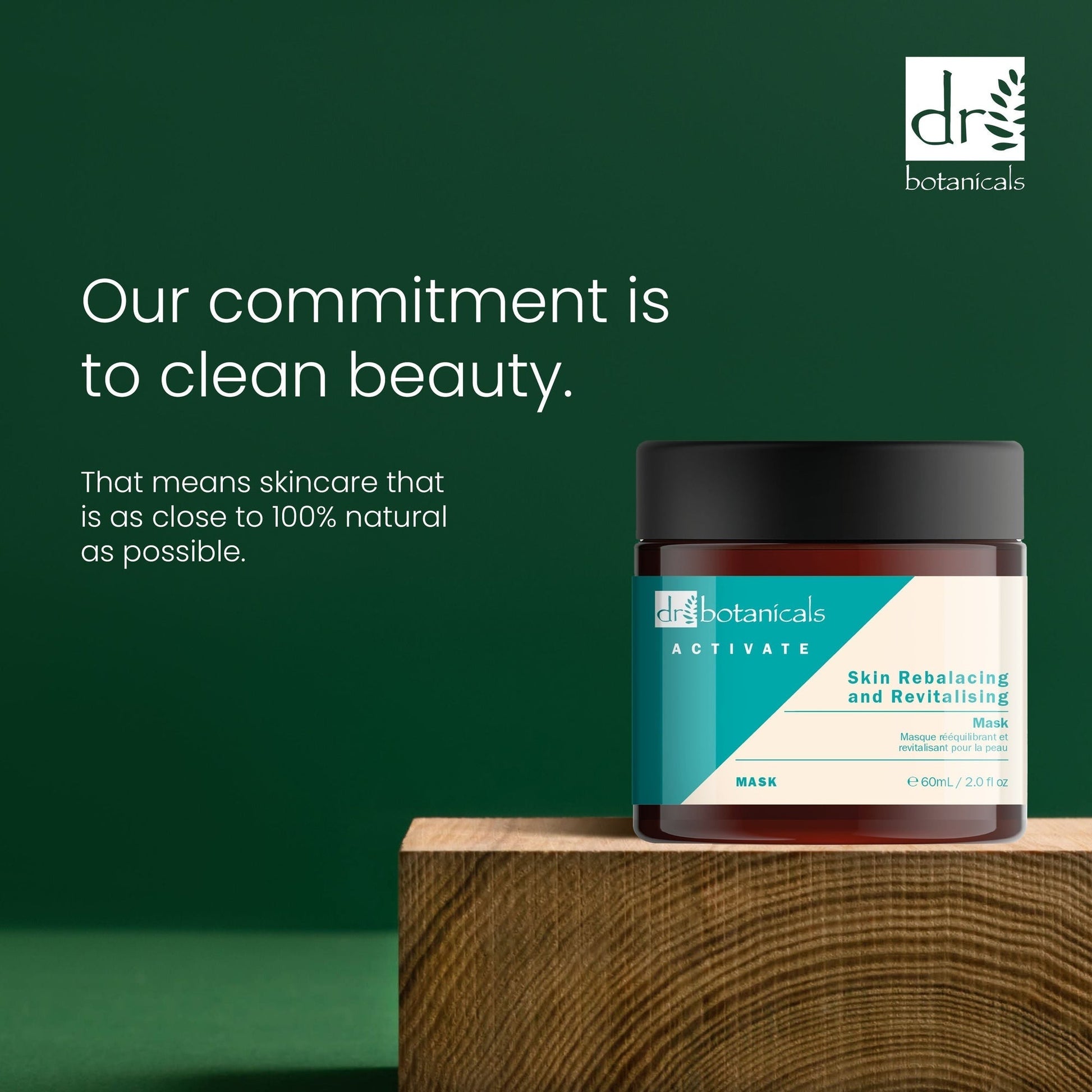 DB439 Dr Botanicals Activate Skin Rebalancing & Revitalising Mask 60ml