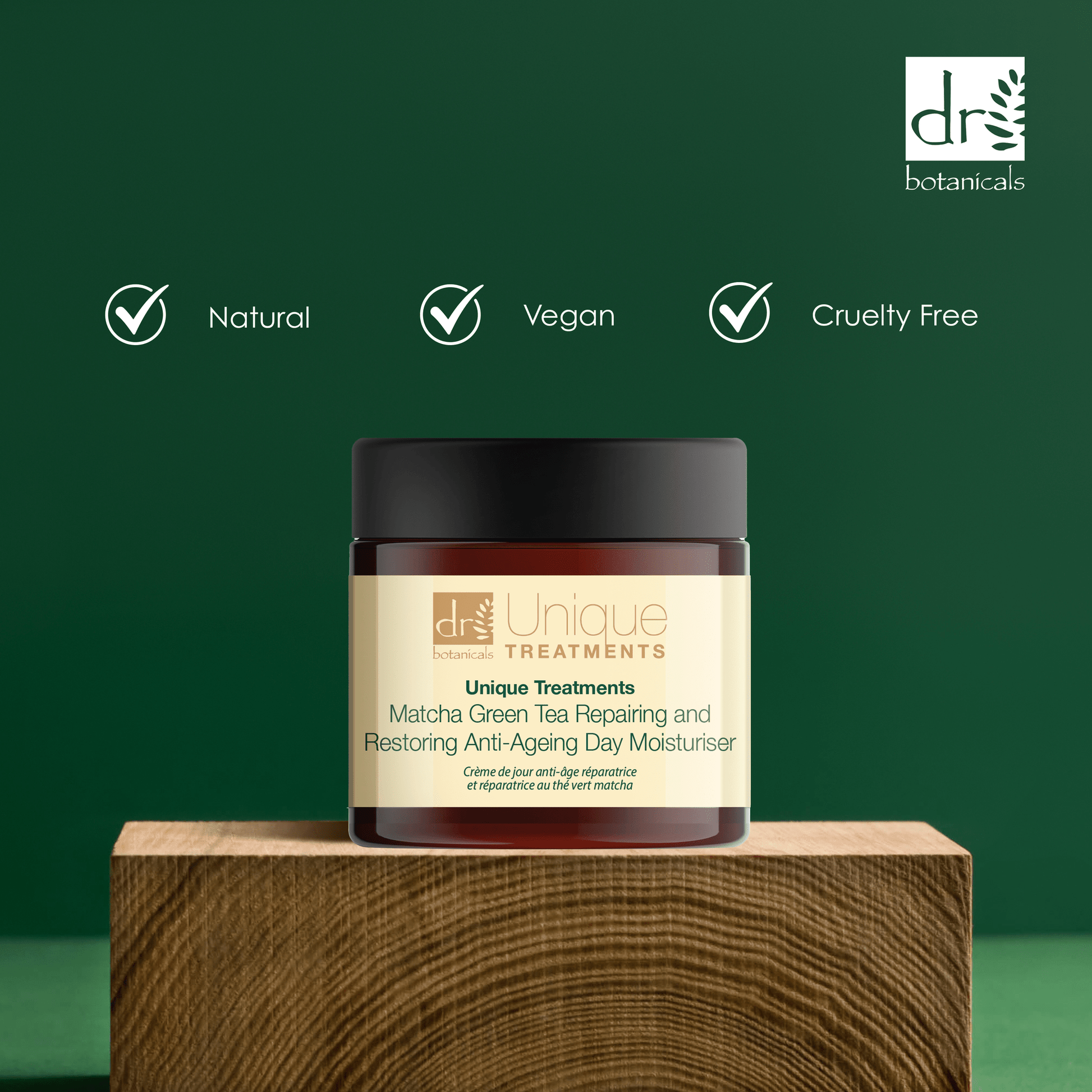DB483 Dr Botanicals Unique Treatments Matcha Green Tea Repairing & Restoring Anti-Ageing Day Moisturiser 60ml
