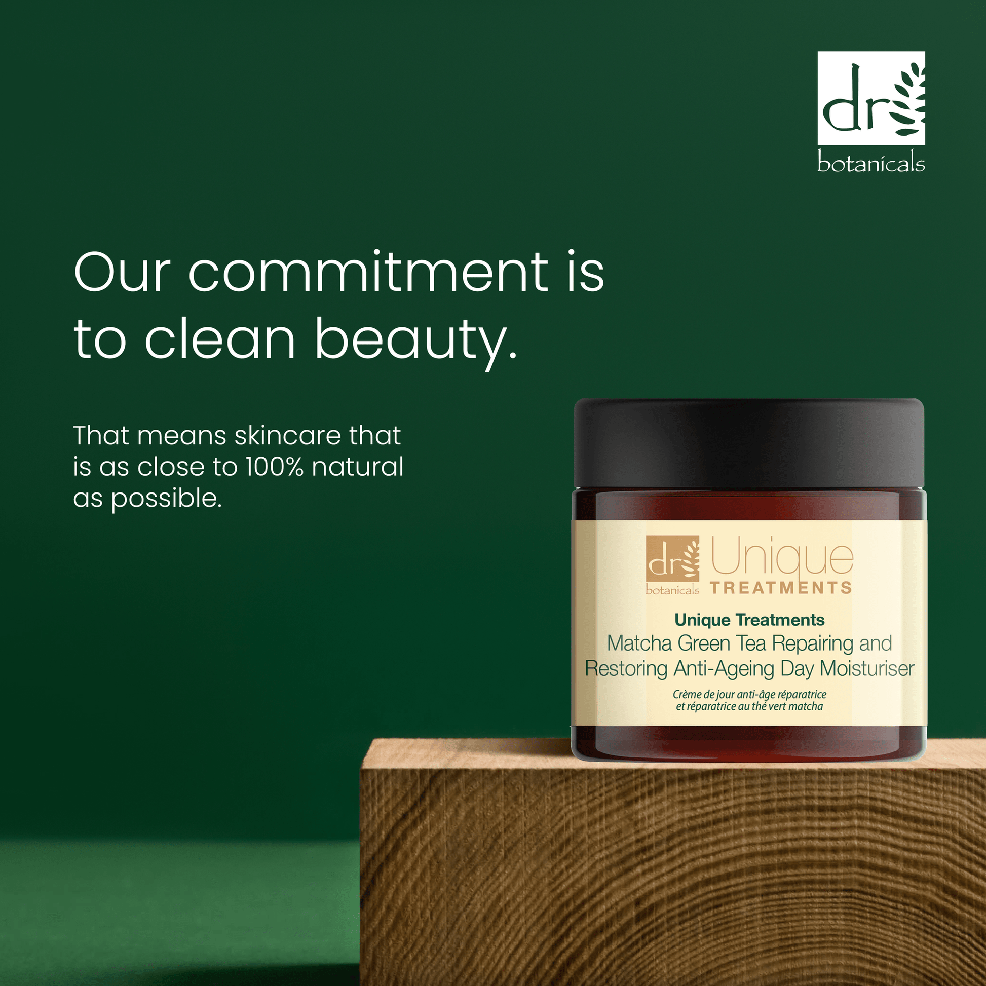 DB483 Dr Botanicals Unique Treatments Matcha Green Tea Repairing & Restoring Anti-Ageing Day Moisturiser 60ml
