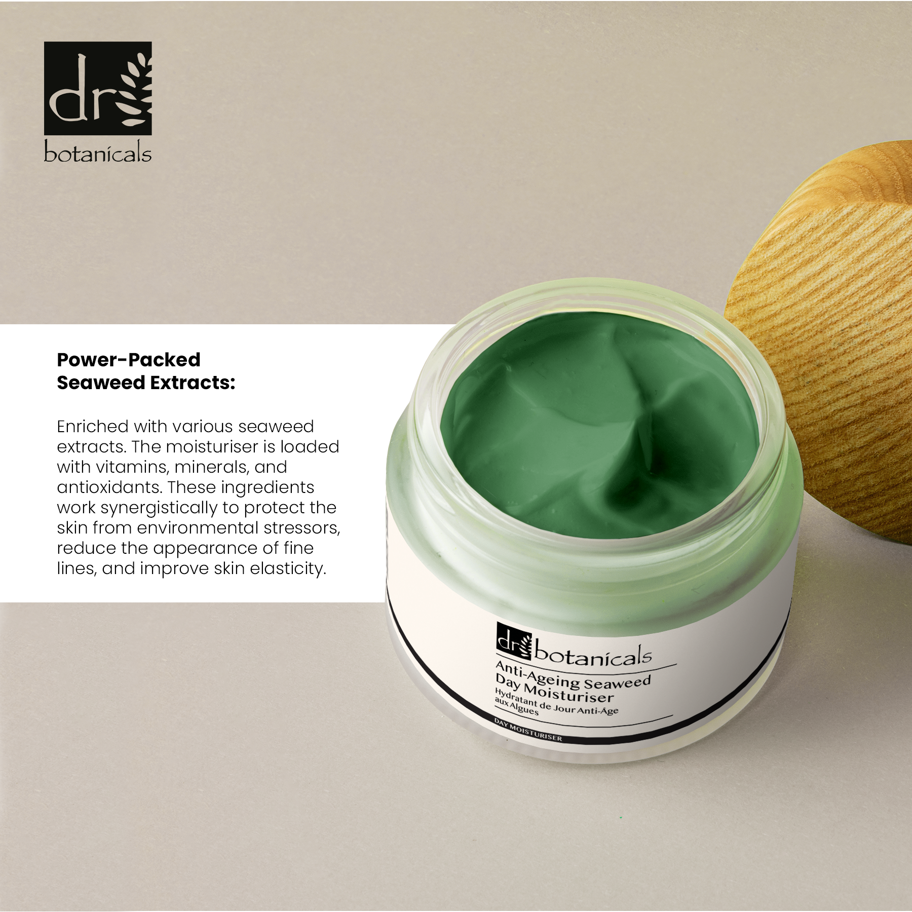 DB538 Dr Botanicals Anti-Ageing Seaweed Day Moisturiser 50ml