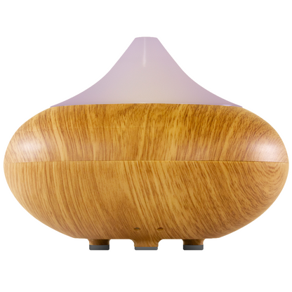 Natural & Calming Wooden Aroma Digital Diffuser Clear Top