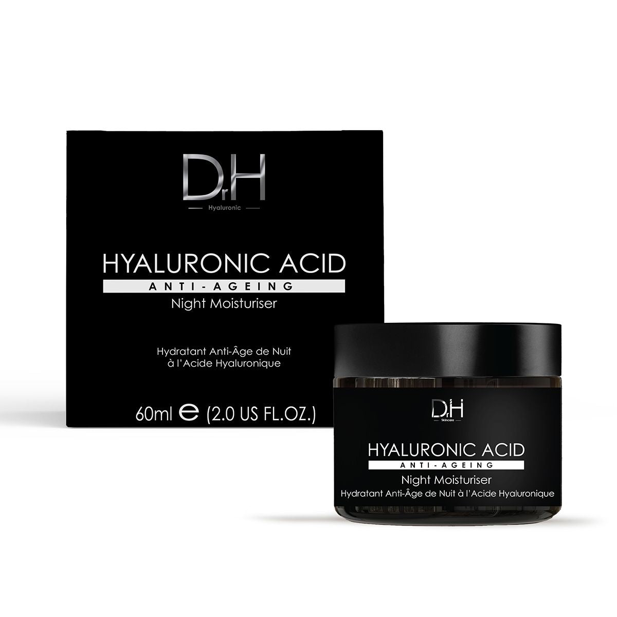 DRH105 Dr H Hyaluronic Acid Anti-Ageing Night Moisturiser 60ml