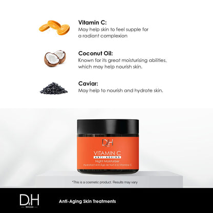 DRH106 Dr H Vitamin C Anti-Ageing Night Moisturiser 60ml