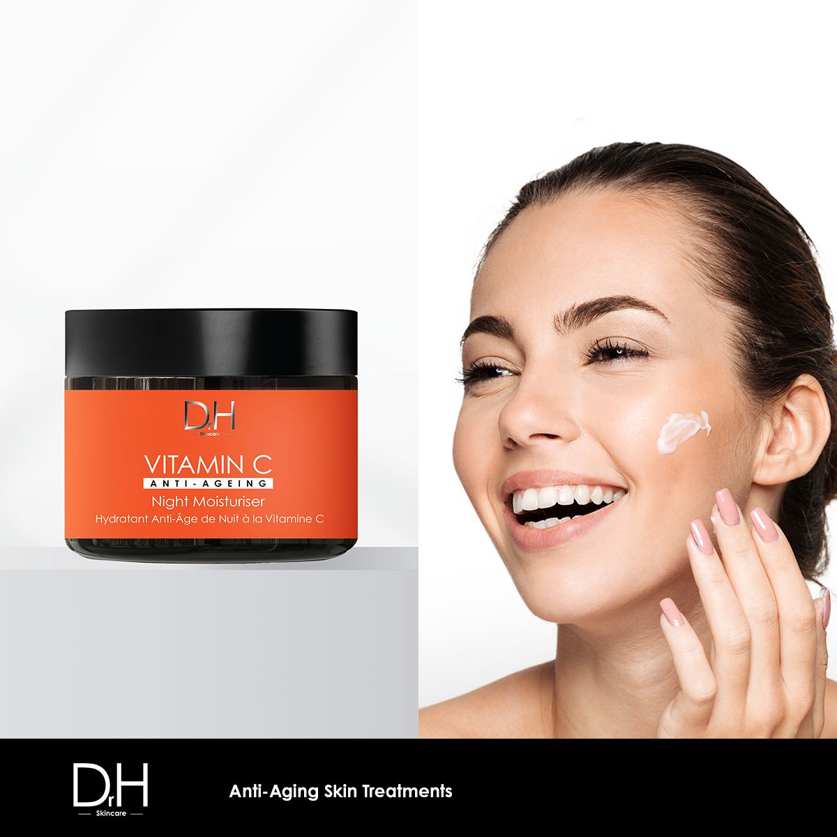 DRH106 Dr H Vitamin C Anti-Ageing Night Moisturiser 60ml