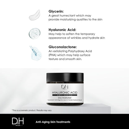 DRH109 Dr H Hyaluronic Acid Anti-Ageing Day Moisturiser 60ml